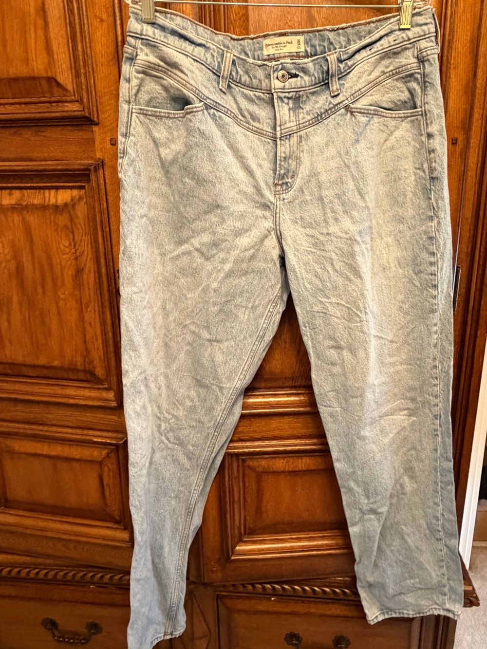 Abercrombie & Fitch Light Blue Boyfriend Jeans